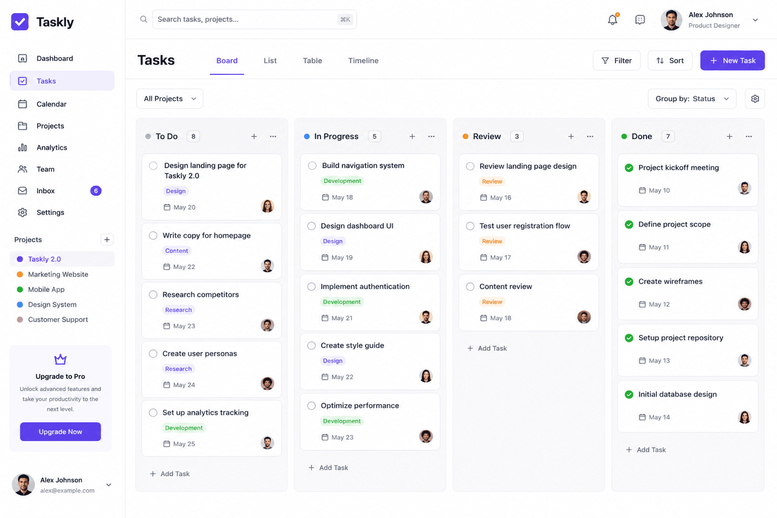 Tasks