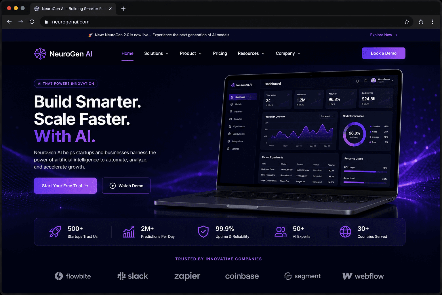 Neuron AI website