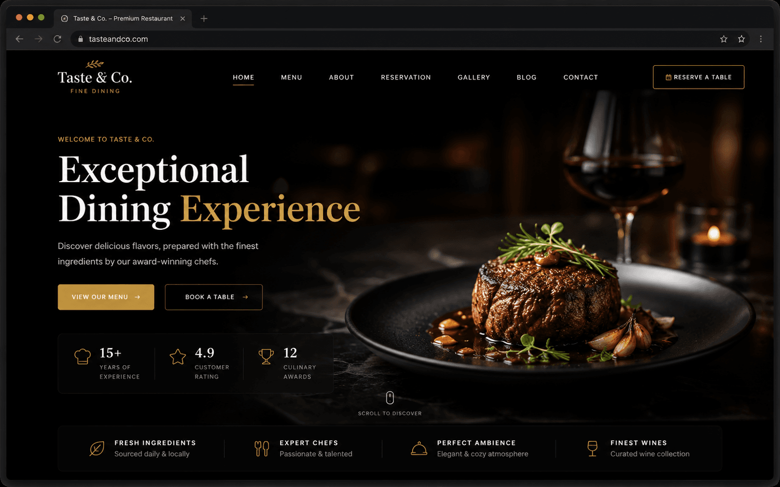 Savora website